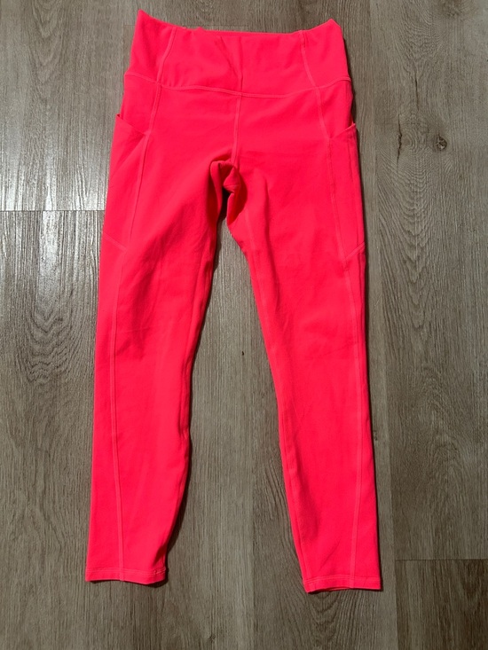 Fabletics Pants - Fabletics High-Waisted Neon Pink Active Leggings -Medium